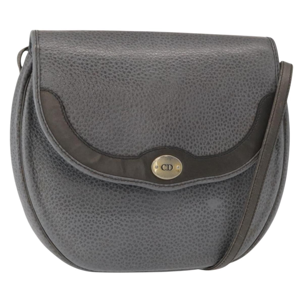 Christian Dior Vintage CD Logo Shoulder Bag Leather - image 1