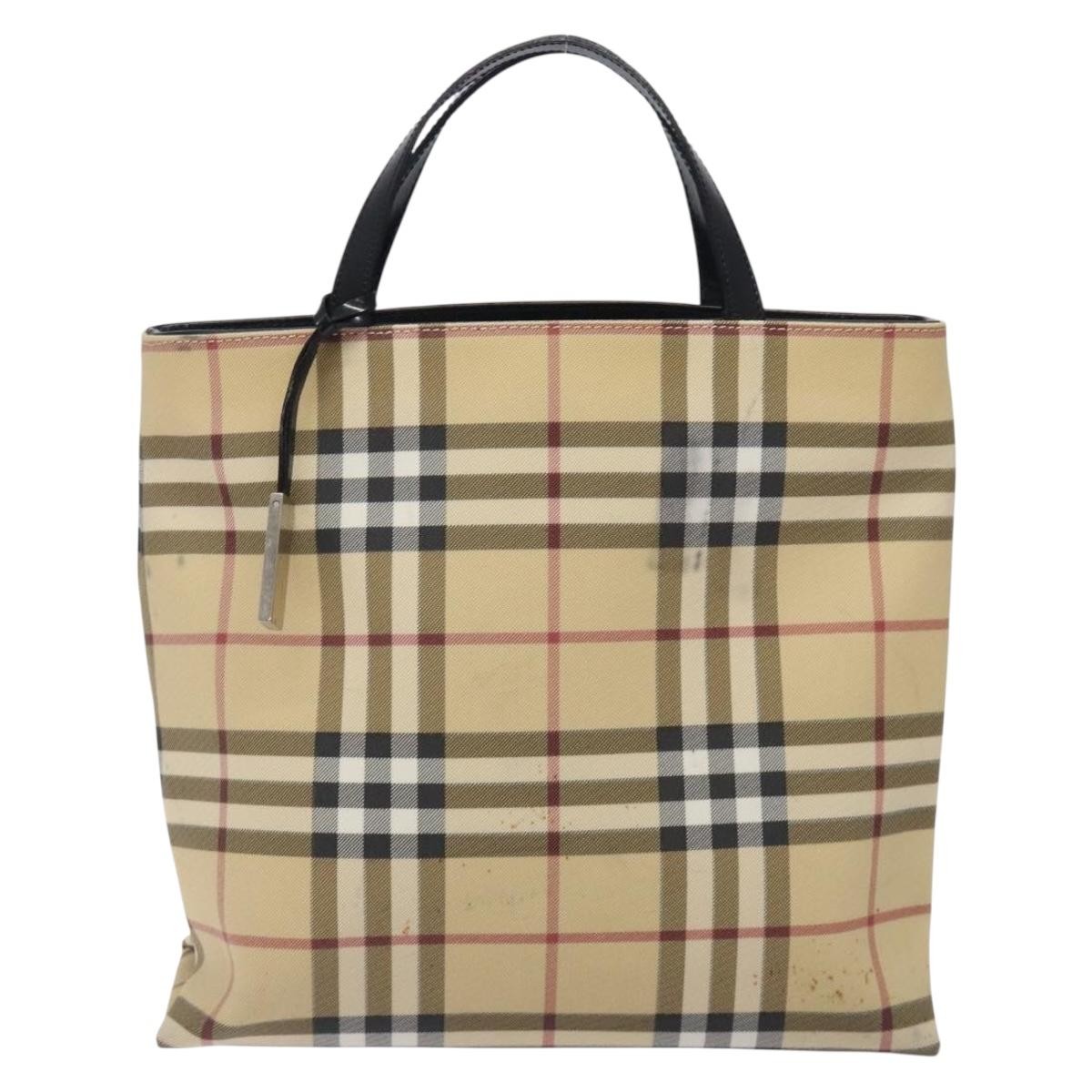 Burberry Nova Check Tote canvas check pattern Small - image 1