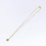 Christian Dior Vintage Logo Round Pendant Necklace Metal - image 2