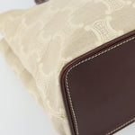 Celine Vintage Macadam Handbag Canvas and Leather - image 9