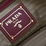 Prada Logo Convertible Tote Canvas with Leather Medium - image 15