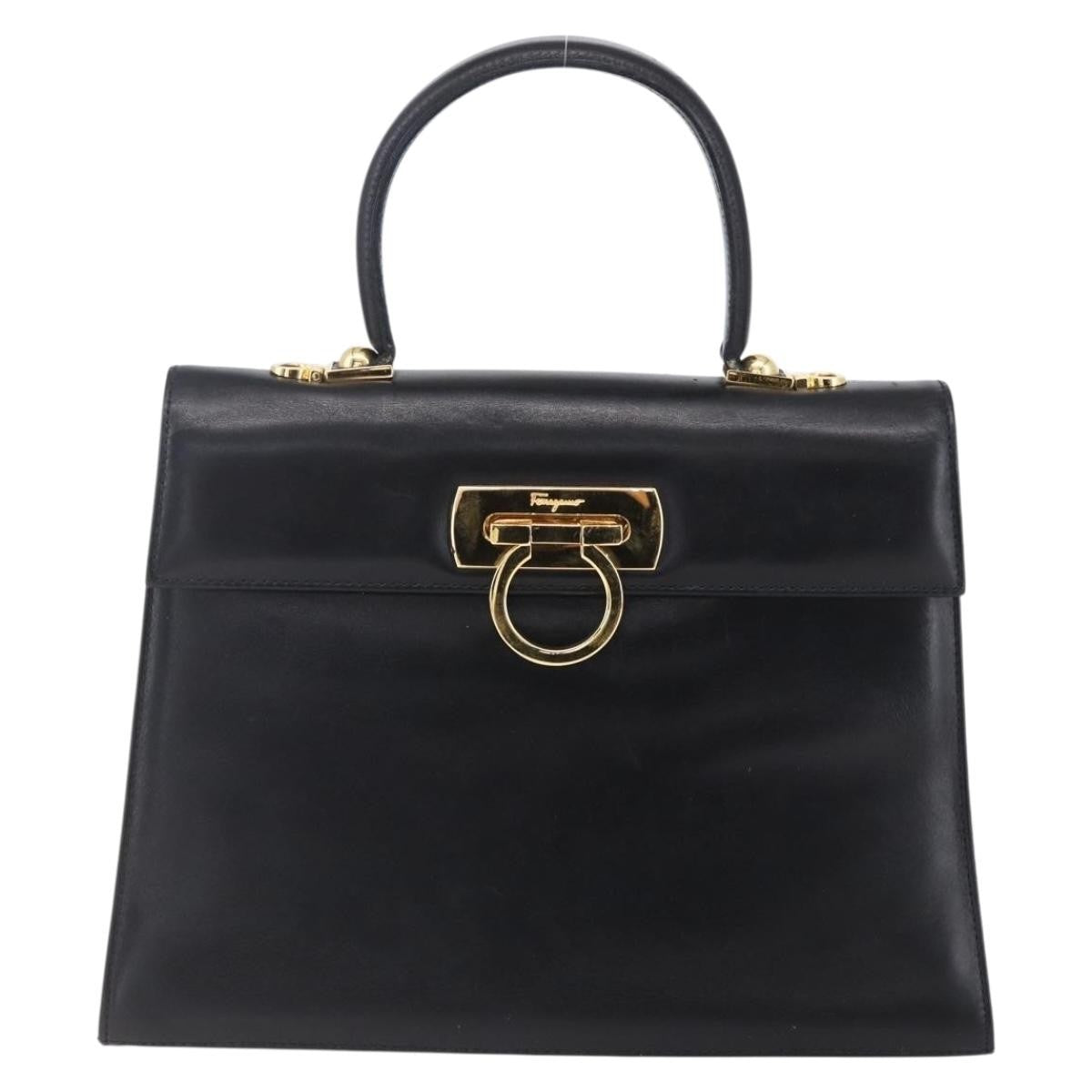 Salvatore Ferragamo Gancini handbag Leather - image 1