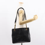 Chanel Vintage CC Chain Tote Caviar Large - image 15