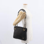 Bally Vintage Chain Shoulder Bag Quilted Leather - image 12
