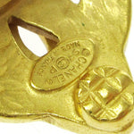 Chanel Vintage CC Heart Clip-On Earrings Metal Small - image 4