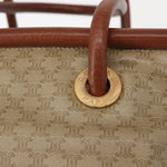 Celine Vintage Macadam Handbag Canvas and Leather - image 19