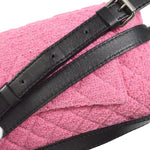 Chanel Easy Reissue Messenger Flap Bag Quilted Tweed Medium - image 6