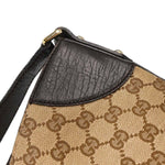 Gucci Vintage Horsebit Shoulder bag Canvas - image 14