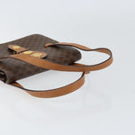 Celine Vintage Macadam Handbag Canvas and Leather - image 8