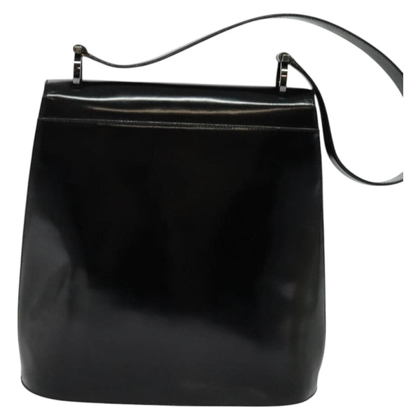 Salvatore Ferragamo Gancini Shoulder Bag Patent Leather