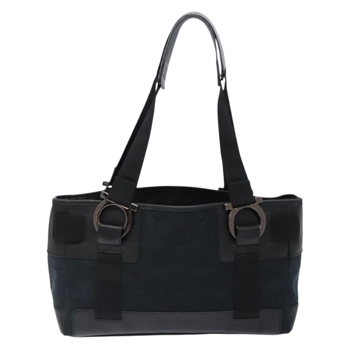 Salvatore Ferragamo Gancini Tote Canvas - image 1