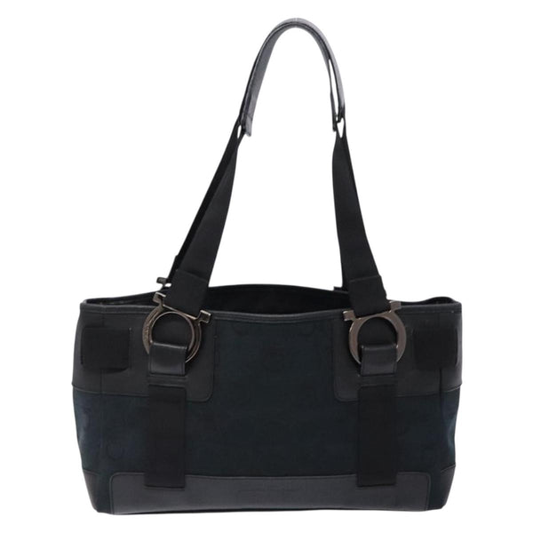 Salvatore Ferragamo Gancini Tote Canvas - image 1