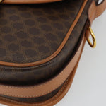 Celine Vintage Macadam Shoulder Bag Canvas and Leather - image 10