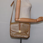 Celine Vintage Macadam Shoulder Bag Canvas and Leather - image 14