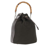 Gucci Vintage Bamboo Bucket Bag Nylon and Leather Small - image 16