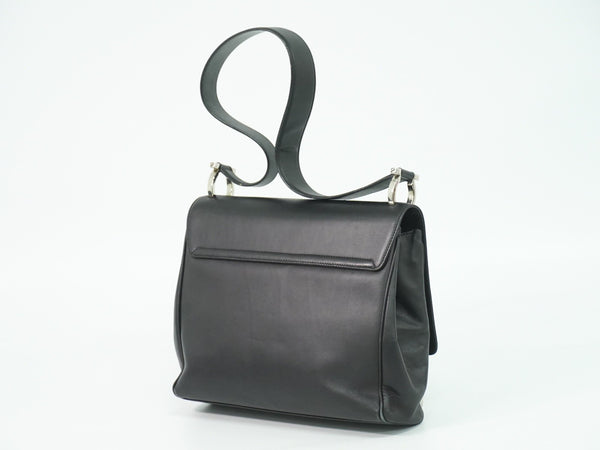 Salvatore Ferragamo Gancini Shoulder Bag Leather