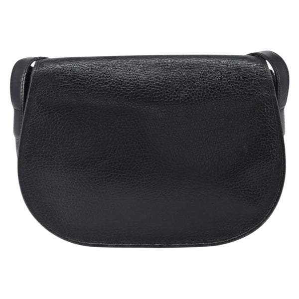 Christian Dior Vintage CD Logo Shoulder Bag Leather