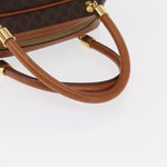 Celine Vintage Macadam Handbag Canvas and Leather - image 8