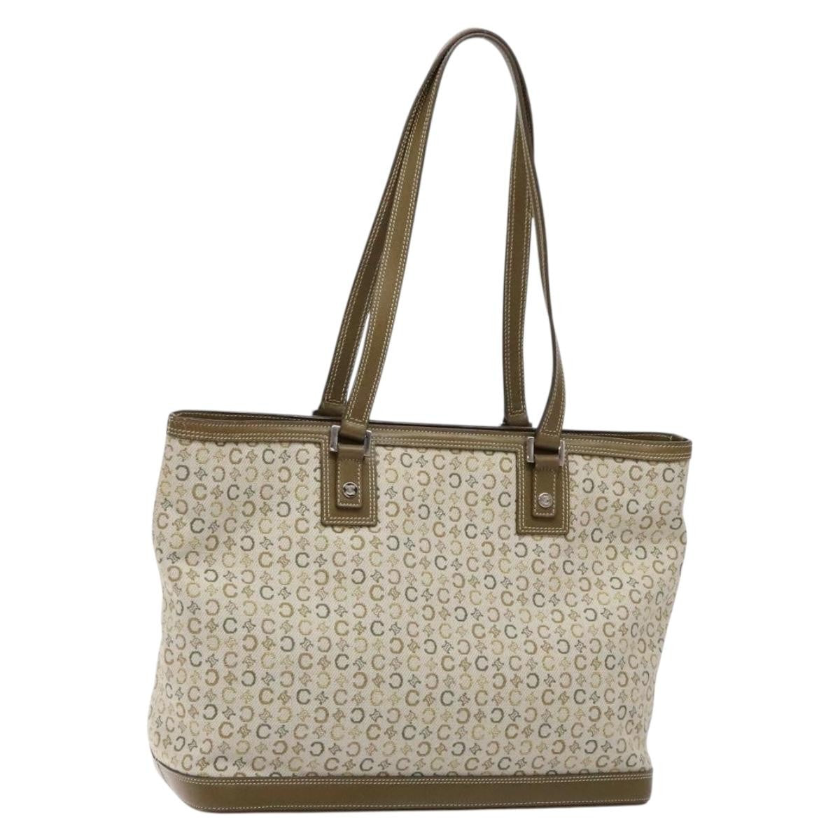Celine Vintage Macadam Shoulder Bag Canvas Small - image 1