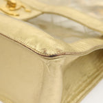 Chanel Classic Single Flap Bag Quilted Applique Vinyl Jumbo 30 x 20 x 10 - image 16