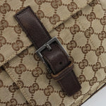 Gucci Vintage Shoulder Bag GG Canvas and Leather Small - image 13