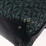 Chanel Convertible Chain Bowler Bag Woven Calfskin Small - image 11