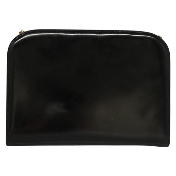 Salvatore Ferragamo Gancini Shoulder Bag Patent Leather