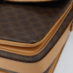 Celine Vintage Macadam Shoulder Bag Canvas and Leather - image 8