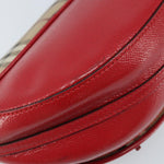 Burberry Maydown Crossbody Bag Haymarket Coated Canvas and Leather Small - image 11