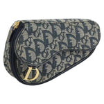 Christian Dior Vintage Saddle Coin Purse Diorissimo Canvas - image 20