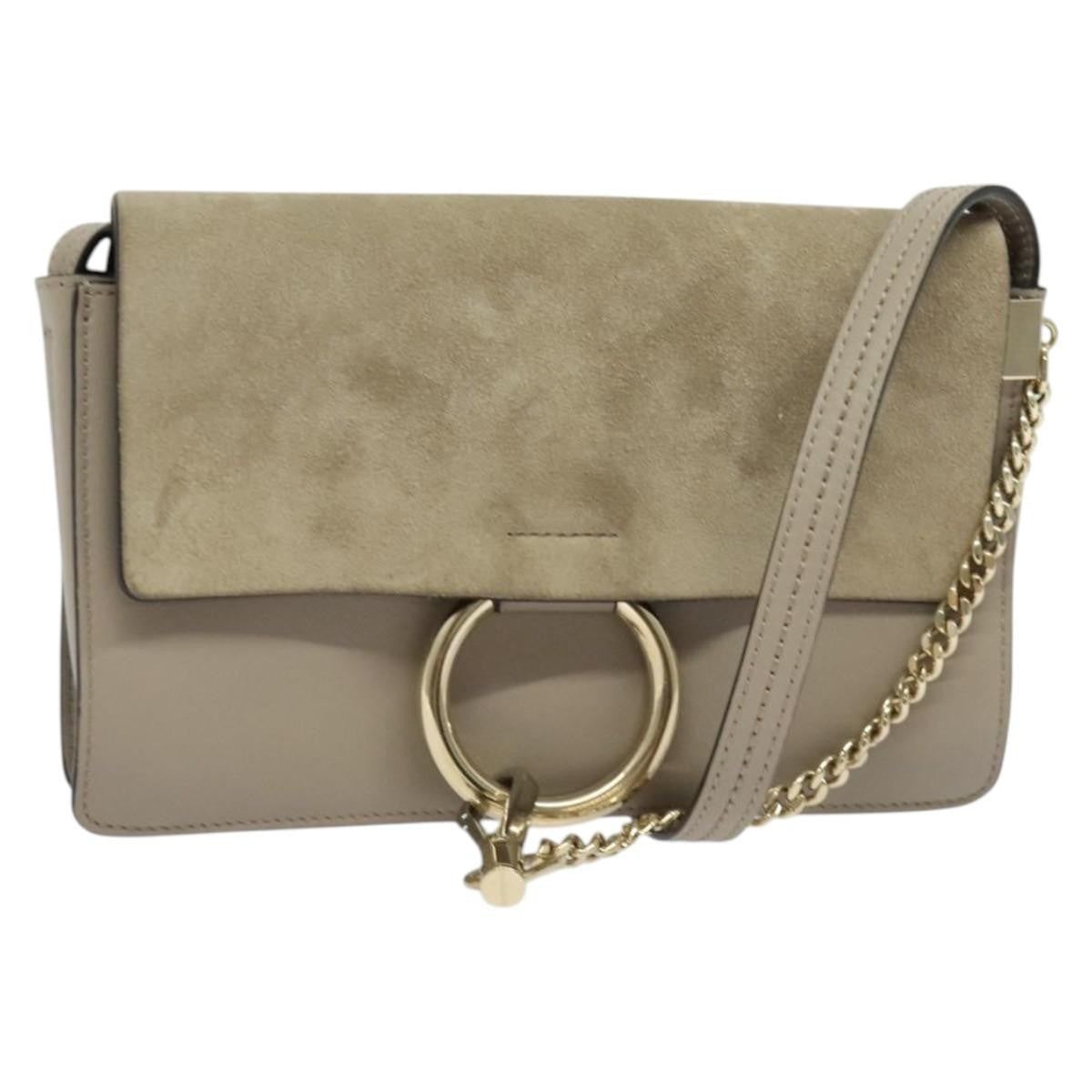Chloe Faye Shoulder Bag Leather and Suede Medium - image 1