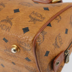 MCM Visetos Handbag Canvas and Leather - image 10