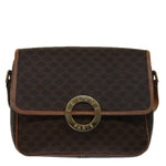Celine Circle Logo Shoulder Bag Canvas - image 17
