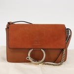 Chloe Faye Shoulder Bag Leather and Suede Small - image 15