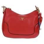 Prada Striped Strap Zip Hobo Vitello Daino Medium - image 16