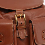 Gucci Vintage Bamboo Backpack Leather - image 13