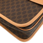 Celine Vintage Macadam Shoulder Bag Canvas and Leather - image 5