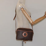 Celine Vintage Macadam Shoulder Bag Canvas and Leather - image 13