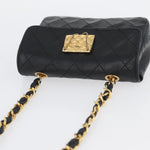 Chanel Vintage Square CC Flap Bag Quilted Lambskin Medium - image 16