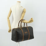 Christian Dior Vintage Honeycomb Boston bag Canvas and Leather - image 13