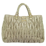 Miu Miu Coffer Convertible Satchel Leather - image 2