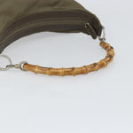 Gucci Vintage Bamboo Shoulder Bag Nylon - image 8