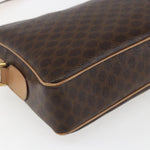 Celine Vintage Macadam Shoulder Bag Canvas and Leather - image 8