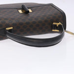 Celine Vintage Convertible Top Handle Bag Macadam Coated Canvas Medium - image 8