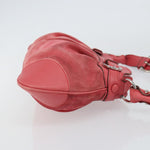 Salvatore Ferragamo Gancini Shoulder Bag Suede - image 3