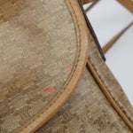 Celine Vintage Macadam Shoulder Bag Canvas and Leather - image 17