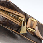 Celine Vintage Macadam Shoulder Bag Canvas and Leather - image 12