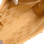 Chanel Vintage Chocolate Bar Open Tote Quilted Caviar Medium - image 3