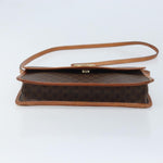Celine Vintage Macadam Circle Logo Shoulder Bag Canvas and Leather - image 18