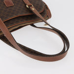 Celine Vintage Macadam Handbag Canvas and Leather - image 8